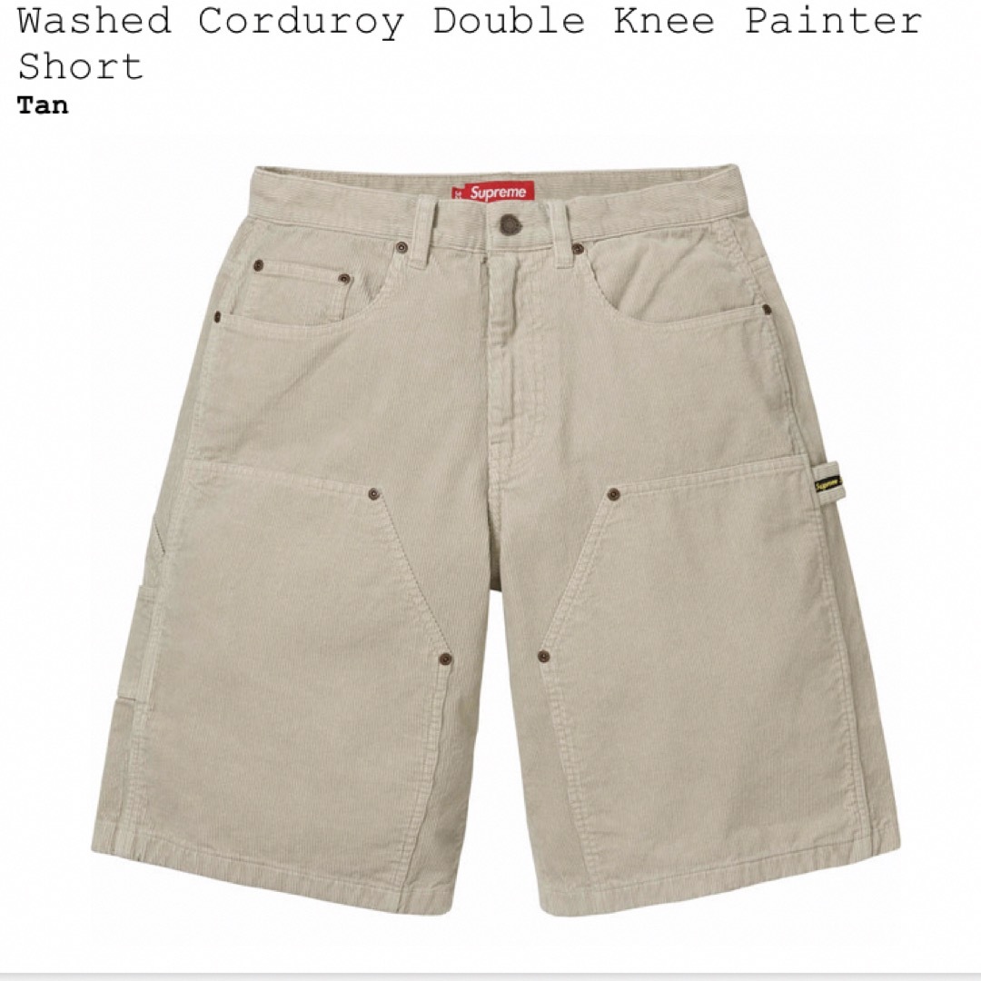 Supreme(シュプリーム)のSupreme Washed Corduroy Doubleknee Short メンズのパンツ(ショートパンツ)の商品写真