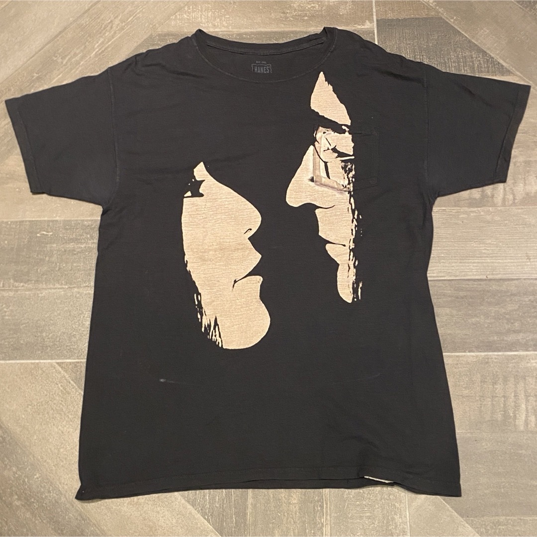 John and Yoko アーティストTシャツ/アーティストT/USED/古着 メンズのトップス(Tシャツ/カットソー(半袖/袖なし))の商品写真