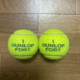 ダンロップ(DUNLOP)のダンロップテニスボール　２個　送料無料　１番(ボール)