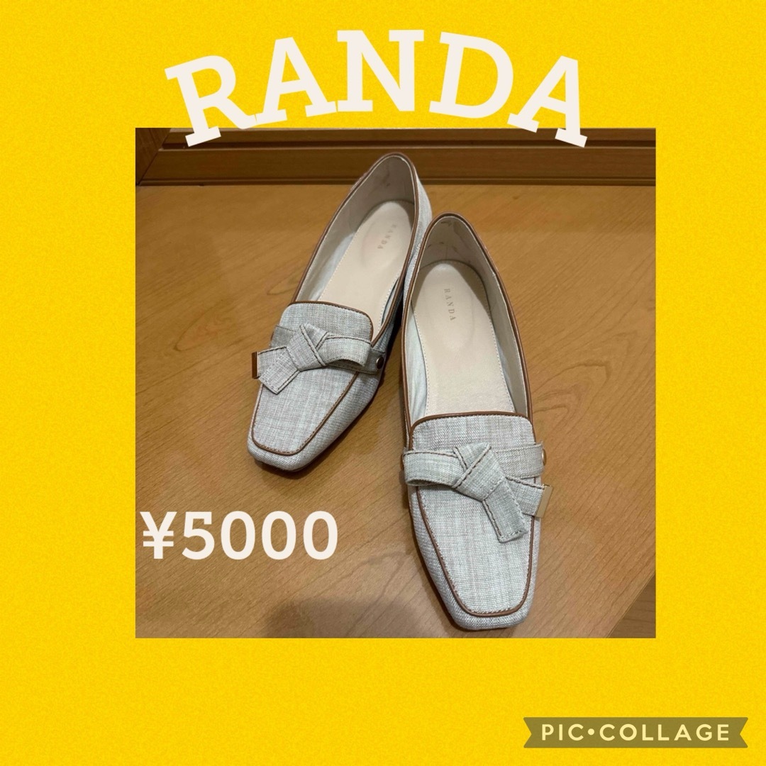 RANDA(ランダ)のRANDA ランダ　Ｌ　ローファー　内側シール跡有 レディースの靴/シューズ(ハイヒール/パンプス)の商品写真