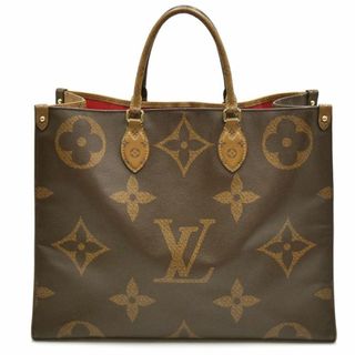 ルイヴィトン(LOUIS VUITTON)のルイヴィトン バッグ モノグラム・ジャイアント・リバース オンザゴーGM 2WAY トートバッグ ブラウン M44576 T-YJL06200(ショルダーバッグ)