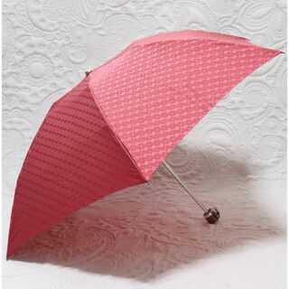 新品タグ付き【ゲラルディーニ】折りたたみ傘 ロゴ総柄 雨傘