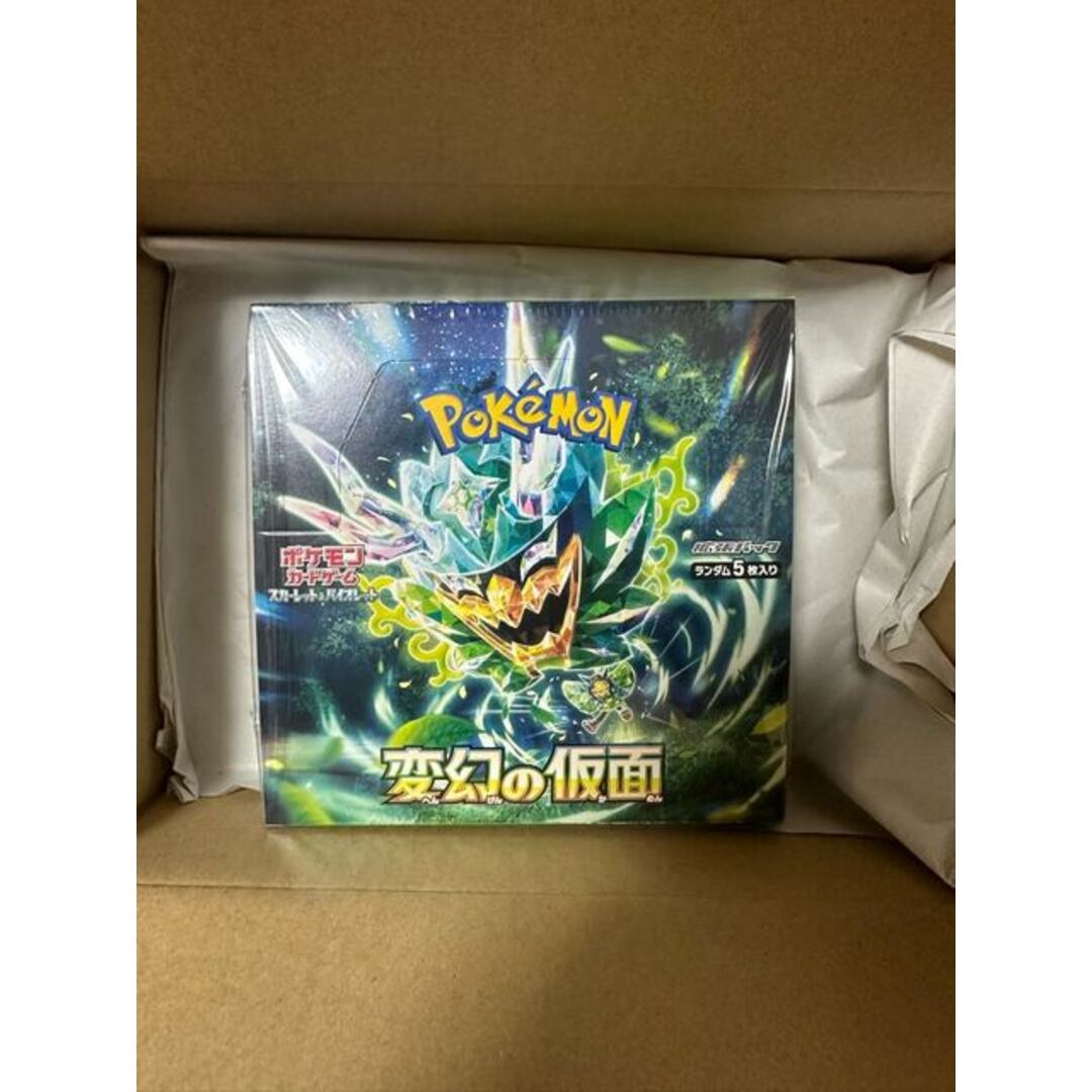 ポケモン(ポケモン)のポケモンカード 変幻の仮面 新品未開封 シュリンク付き 1BOX エンタメ/ホビーのトレーディングカード(Box/デッキ/パック)の商品写真