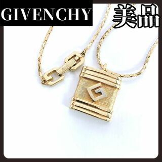 【美品】GIVENCHY　ジバンシー　Gロゴ　ネックレス　ゴールド　ブランド(ネックレス)