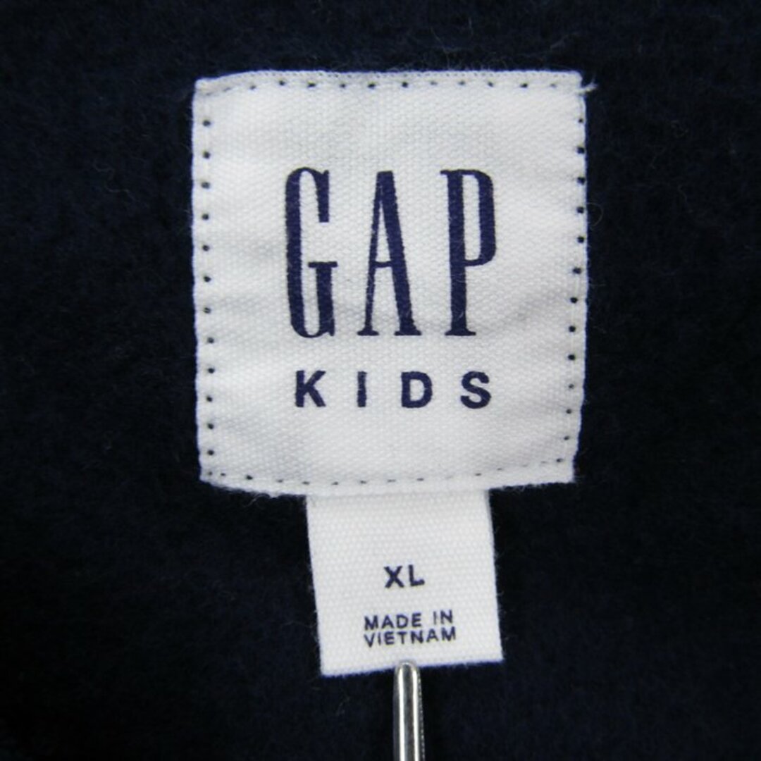 GAP(ギャップ)のギャップ パーカー トップス ジップアップ スウェット キッズ 男の子用 150サイズ ネイビー GAP キッズ/ベビー/マタニティのキッズ服女の子用(90cm~)(Tシャツ/カットソー)の商品写真