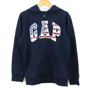 ギャップ(GAP)のギャップ パーカー トップス ジップアップ スウェット キッズ 男の子用 150サイズ ネイビー GAP(Tシャツ/カットソー)