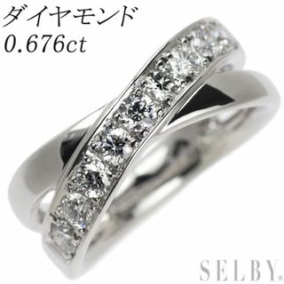 Pt900 ダイヤモンド リング 0.676ct (リング(指輪))