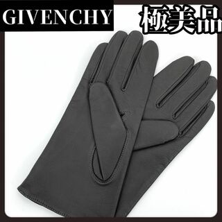 【極美品】GIVENCHY　ジバンシー　手袋　レディース　ダークブラウン(手袋)