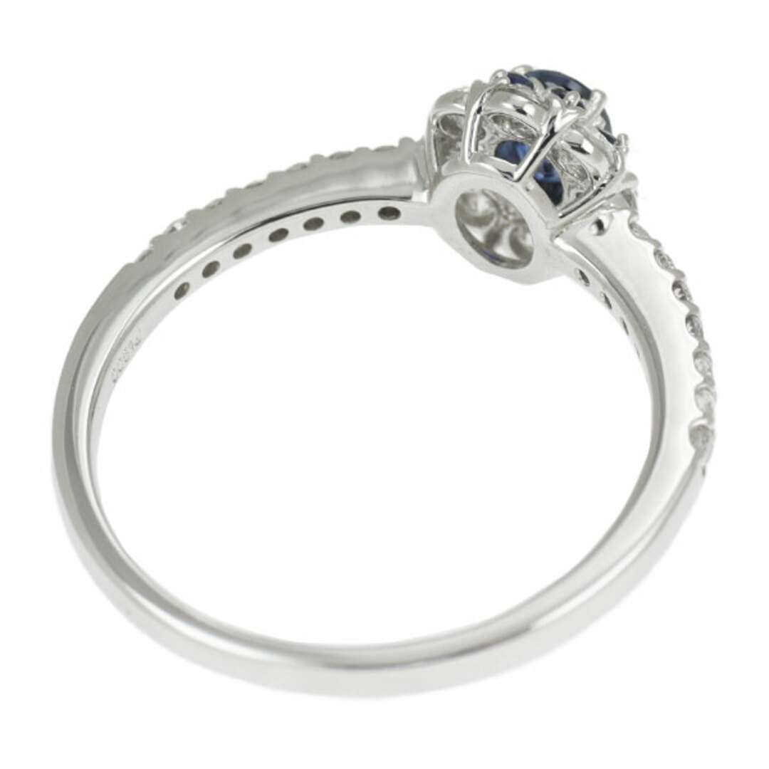 Pt900 サファイア ダイヤモンド リング 0.31ct D0.33ct S0.06ct レディースのアクセサリー(リング(指輪))の商品写真