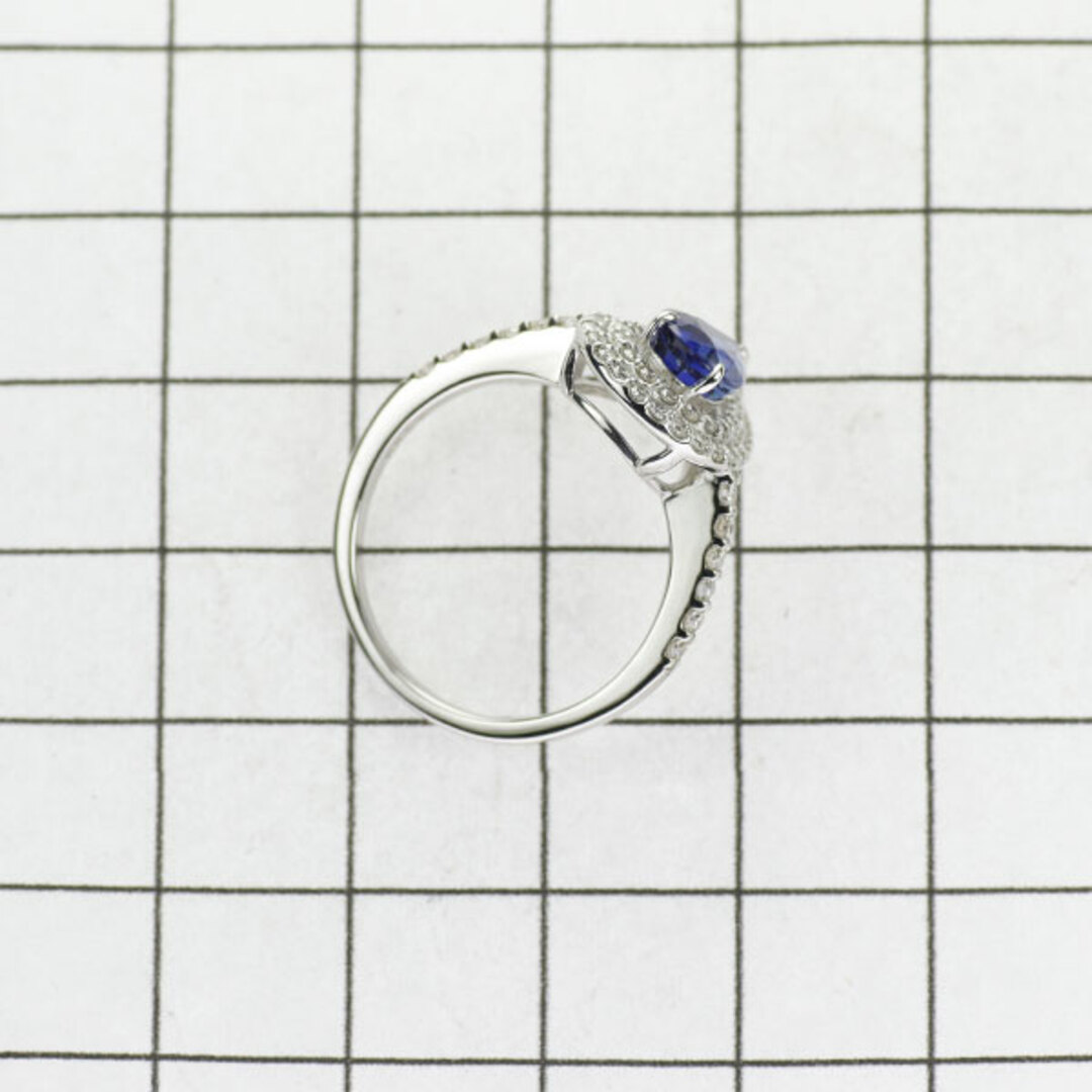 Pt900 サファイア ダイヤモンド リング 1.531ct D0.50ct レディースのアクセサリー(リング(指輪))の商品写真