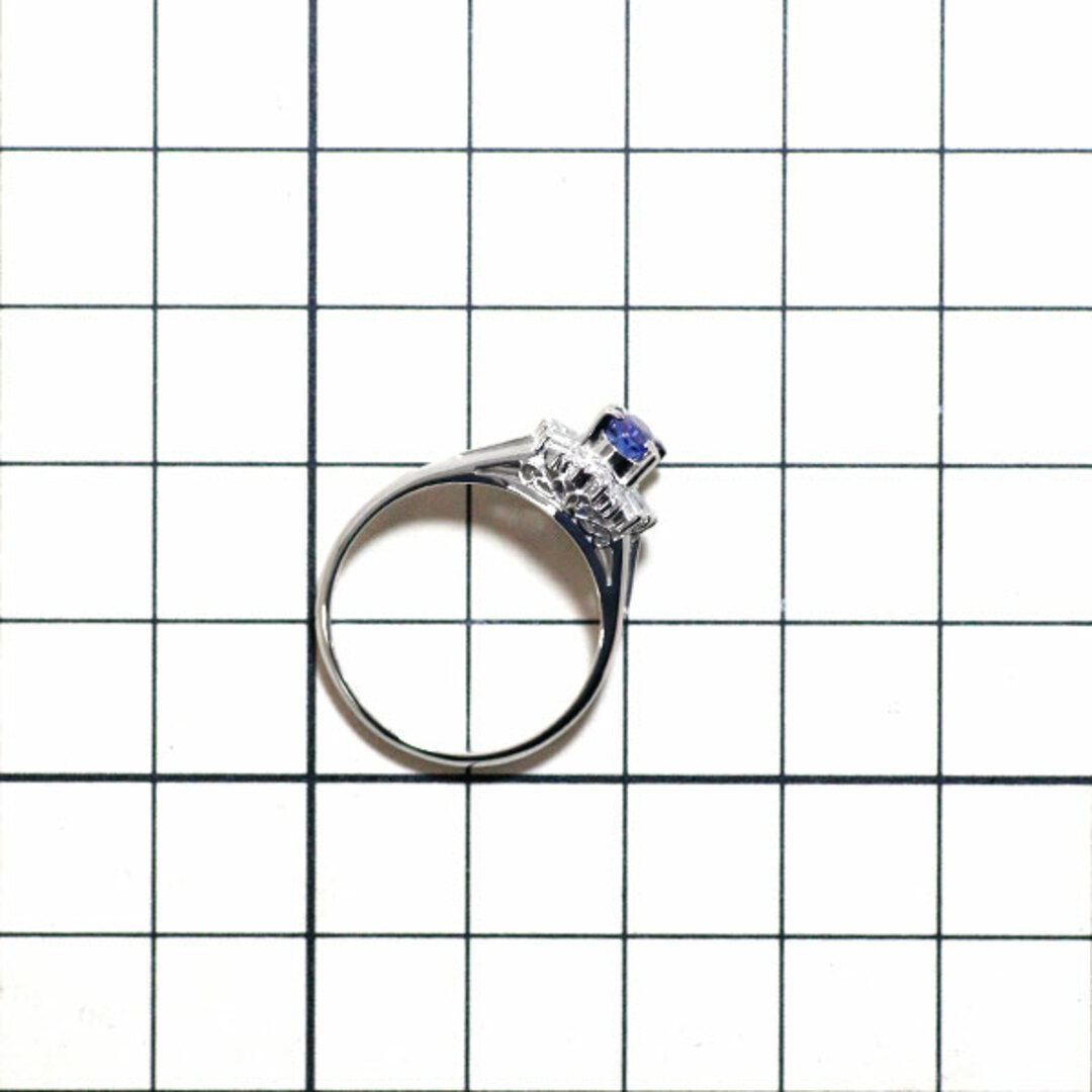 Pt900 サファイア ダイヤモンド リング 0.72ct D0.22ct レディースのアクセサリー(リング(指輪))の商品写真