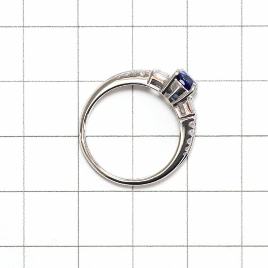 Pt900 サファイア ダイヤモンド リング 1.01ct D0.32ct レディースのアクセサリー(リング(指輪))の商品写真