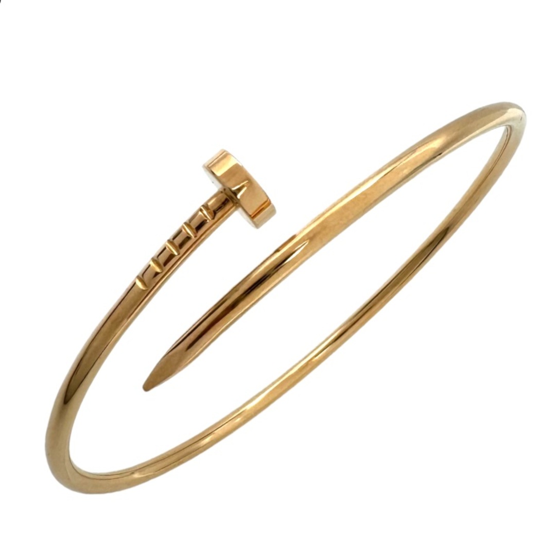 Cartier(カルティエ)の　カルティエ Cartier ジュストアンクル ブレスレット SM B6062518 #18 K18PG ジュエリー レディースのアクセサリー(ブレスレット/バングル)の商品写真