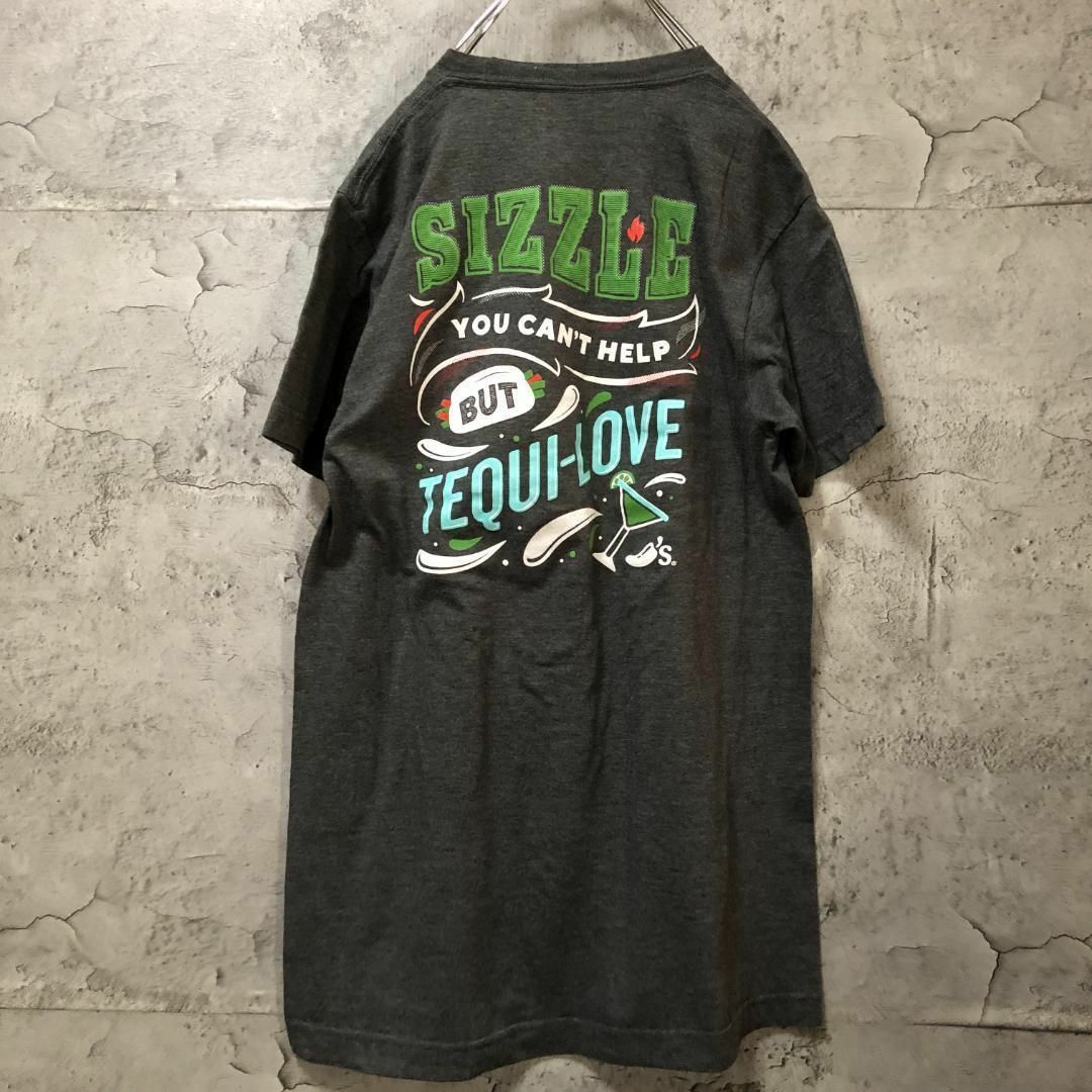 SIZZLE バックプリント USA輸入 カクテル Tシャツ メンズのトップス(Tシャツ/カットソー(半袖/袖なし))の商品写真