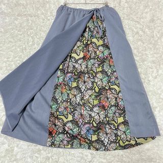 ScoLar - 新品未使用　ScoLar スカラー　蝶花ステンドグラス柄スカート