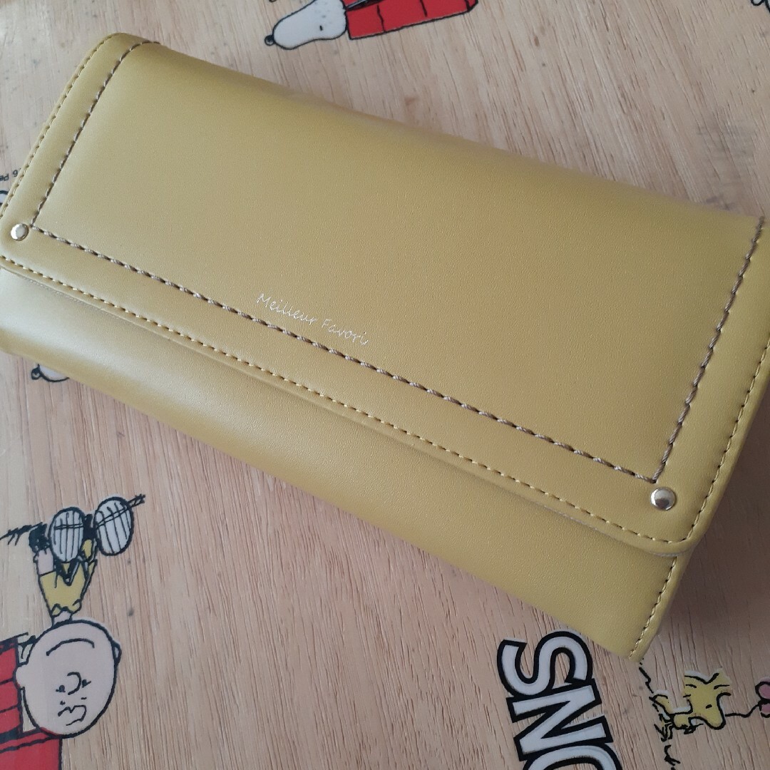 トップバリュ イオン 長財布 黄色 レディースのファッション小物(財布)の商品写真