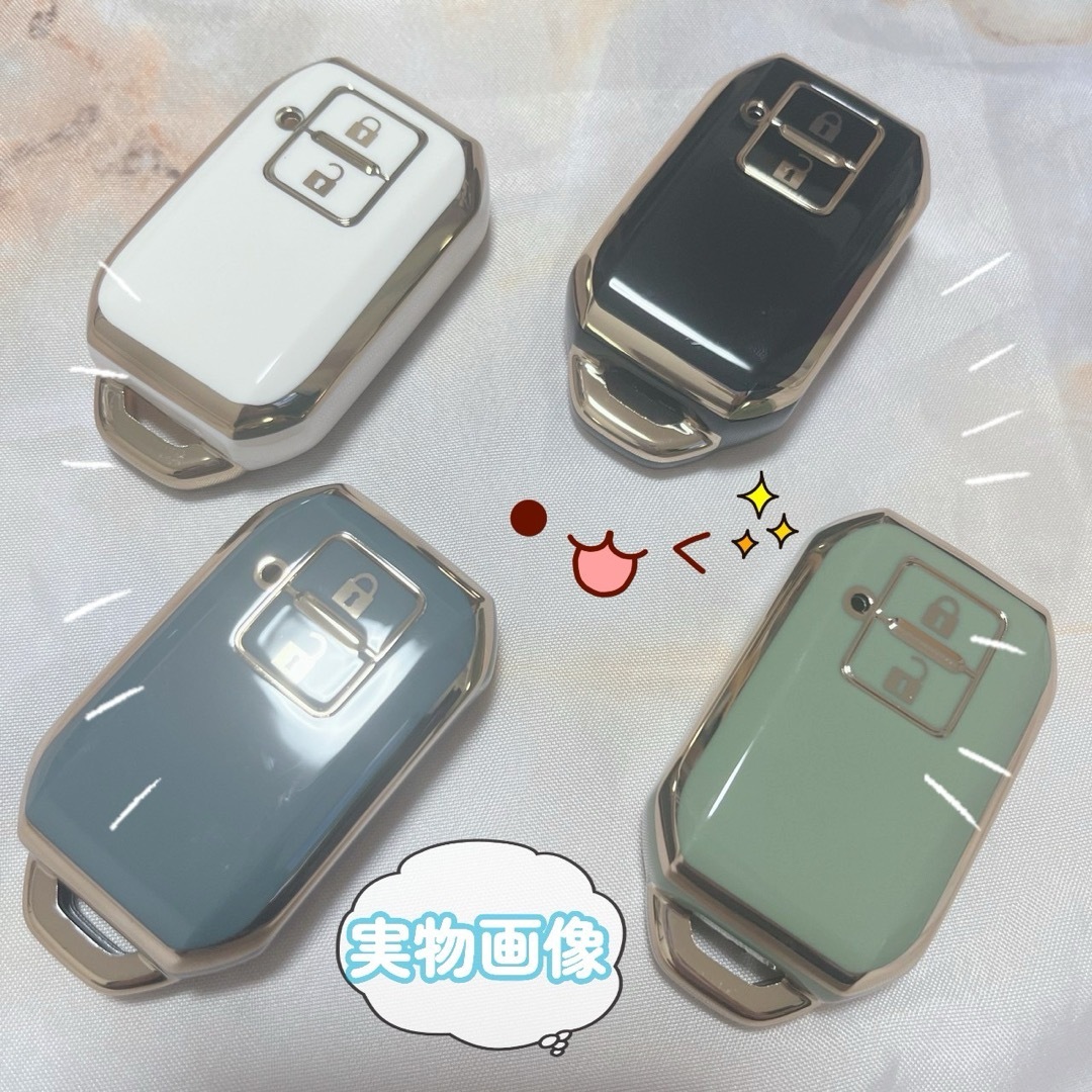 スマートキー ケース スズキ キーカバー レディース メンズ 車 アクセサリー レディースのファッション小物(キーケース)の商品写真