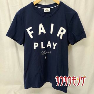 ラコステ(LACOSTE)のラコステ プリント Tシャツ 半袖 3 ネイビー TH9754 メンズ LACOSTE トップス(その他)