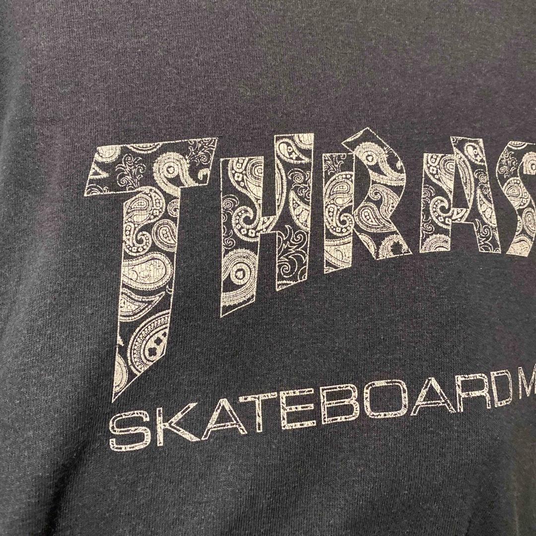 THRASHER(スラッシャー)のスラッシャー Tシャツ L ヴィンテージ ペイズリー柄 レア 希少 フェード メンズのトップス(Tシャツ/カットソー(半袖/袖なし))の商品写真