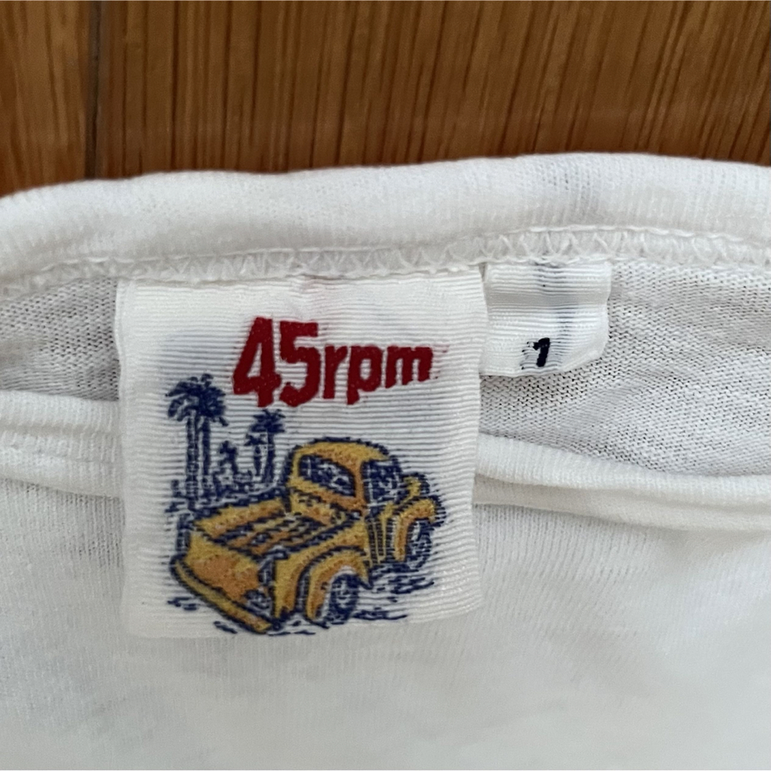 45rpm(フォーティーファイブアールピーエム)の45rpm  Tシャツ　サイズ 1 レディースのトップス(Tシャツ(半袖/袖なし))の商品写真