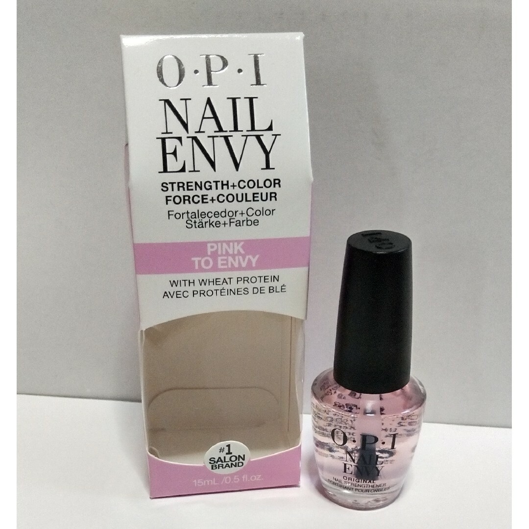 OPI(オーピーアイ)の匿名配送♡新品♡OPI ネイルエンビー オリジナル 15ml　ピンクトゥエンビー コスメ/美容のネイル(ネイルケア)の商品写真