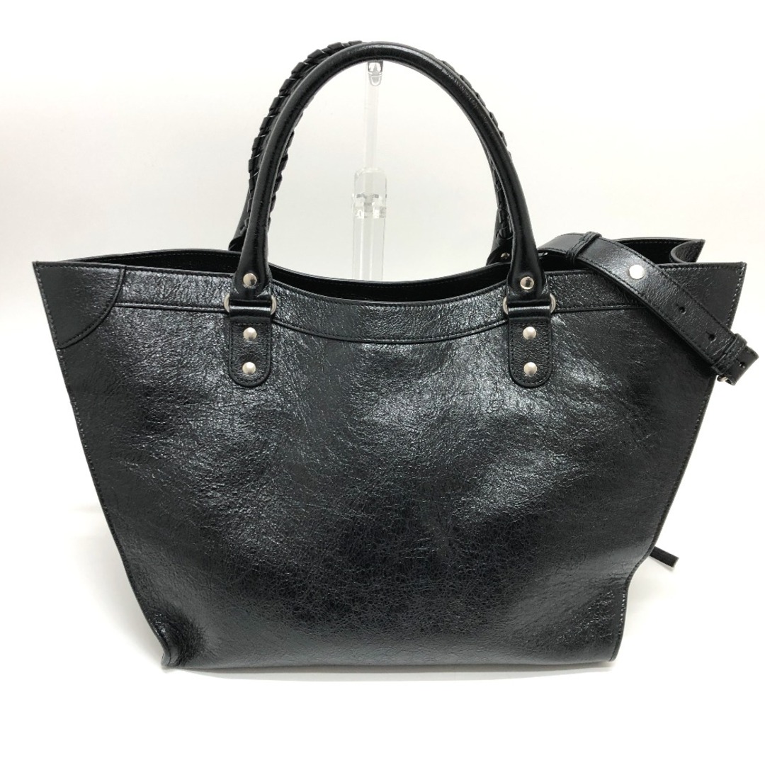 Balenciaga(バレンシアガ)のバレンシアガ BALENCIAGA ネオクラシック 702499 ミディアム 2WAY 肩掛け 斜め掛け トートバッグ レザー ブラック 美品 メンズのバッグ(トートバッグ)の商品写真