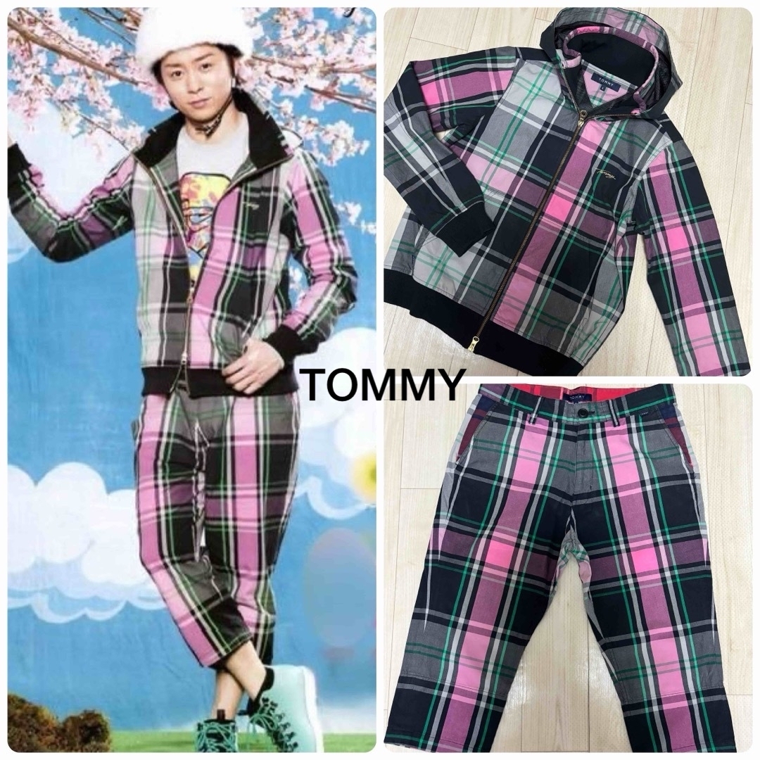 TOMMY(トミー)の124.TOMMY.ブルゾンとパンツのセットアップ.櫻井翔着用.マネキンファイブ メンズのジャケット/アウター(ブルゾン)の商品写真