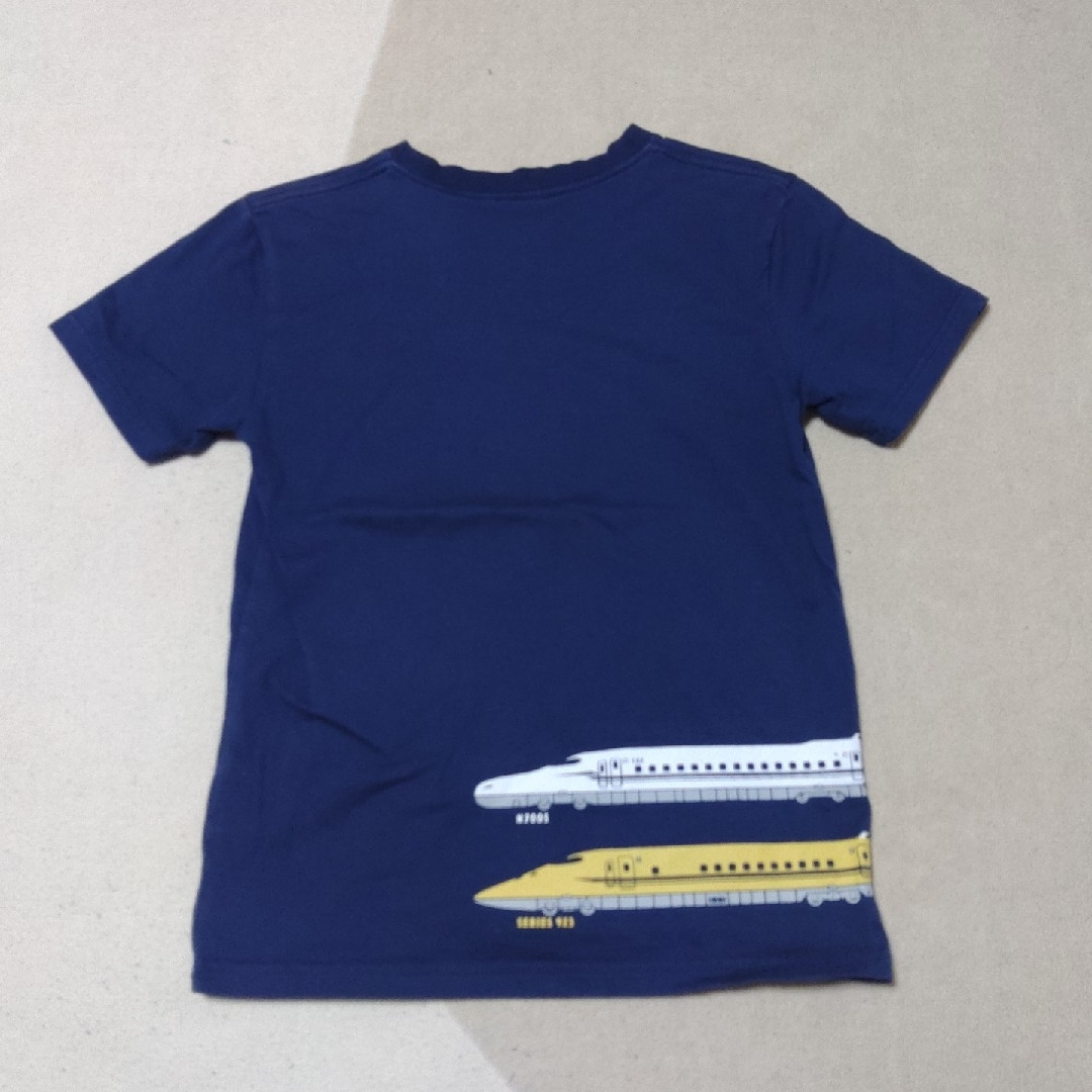 新幹線 N700S スプリーム  ドクターイエロー　Tシャツ　140　ウミキリン キッズ/ベビー/マタニティのキッズ服男の子用(90cm~)(Tシャツ/カットソー)の商品写真