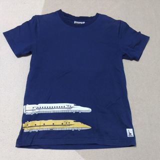 新幹線 N700S スプリーム  ドクターイエロー　Tシャツ　140　ウミキリン(Tシャツ/カットソー)