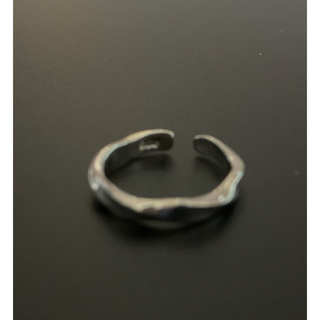 シルバーリング 指輪 レディース メンズ ユニセックス V系 フリーサイズ ⑥(リング(指輪))