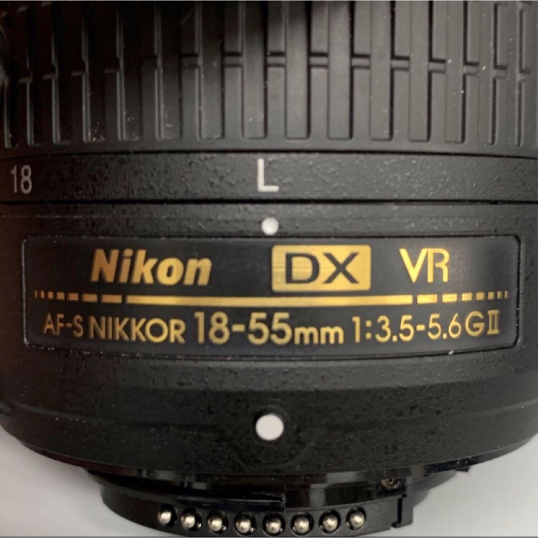 Nikon(ニコン)の極美品 Nikon ニコン DX VR AF-S 18-55mmレンズ本体 スマホ/家電/カメラのカメラ(レンズ(ズーム))の商品写真