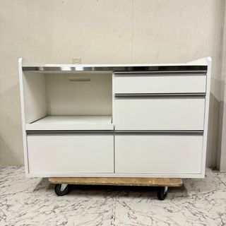 17597 ステンレストップキッチンカウンター 大川家具 GART(キッチン収納)