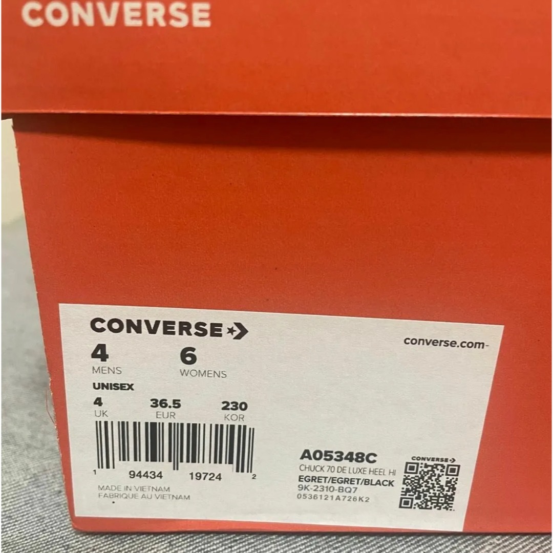 CONVERSE(コンバース)の5月限定価格　韓国コンバース　チャックテイラー  厚底　ハイヒール　ホワイト レディースの靴/シューズ(スニーカー)の商品写真