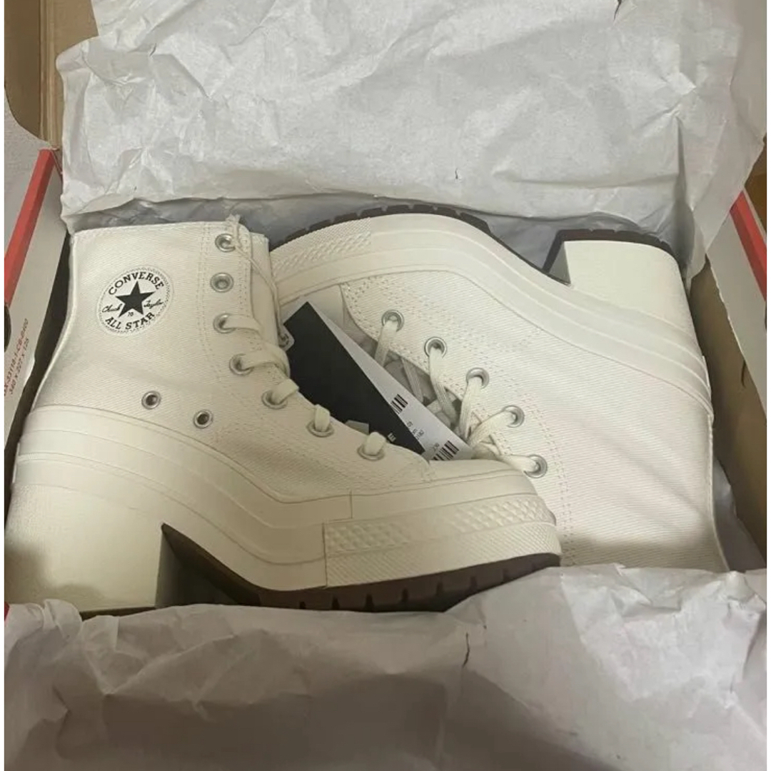 CONVERSE(コンバース)の5月限定価格　韓国コンバース　チャックテイラー  厚底　ハイヒール　ホワイト レディースの靴/シューズ(スニーカー)の商品写真