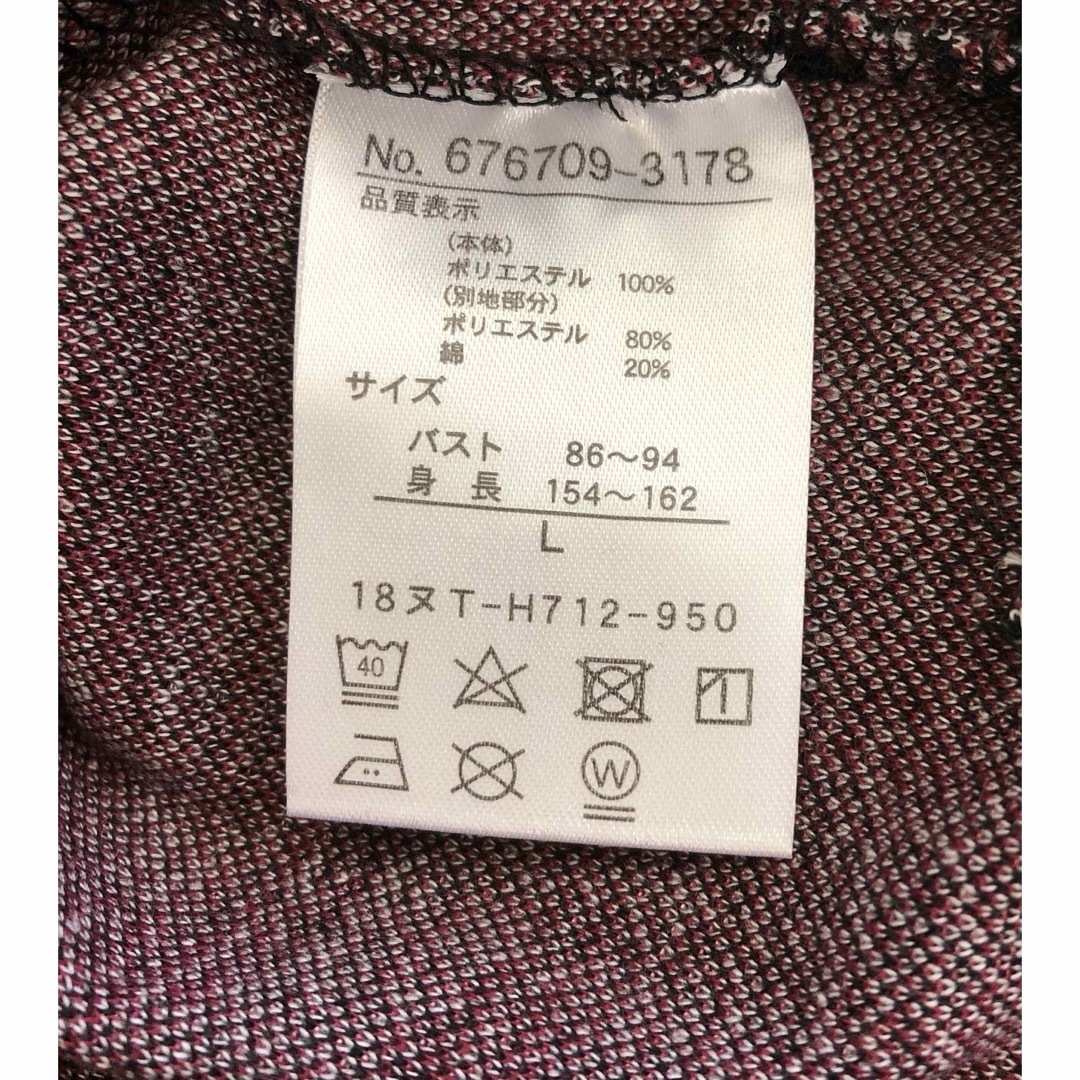 重ね着風カットソー レディースのトップス(カットソー(長袖/七分))の商品写真