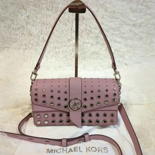 マイケルコース(Michael Kors)の希少 マイケルコース 2WAY クロスボディ ショルダー ハンド　バッグ　ピンク(ショルダーバッグ)