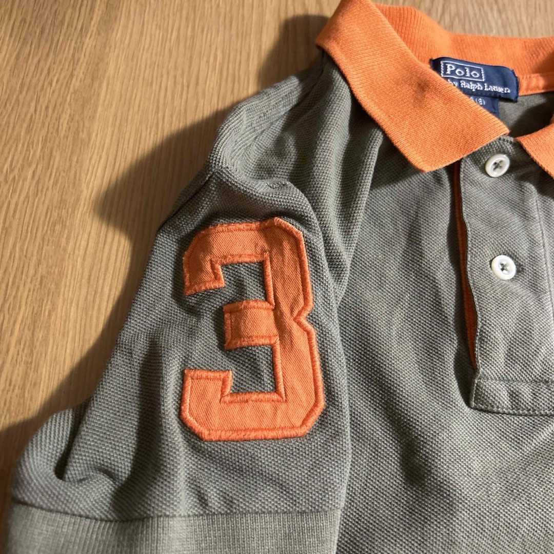 POLO RALPH LAUREN(ポロラルフローレン)の中古　ポロシャツ　130 キッズ/ベビー/マタニティのキッズ服男の子用(90cm~)(Tシャツ/カットソー)の商品写真