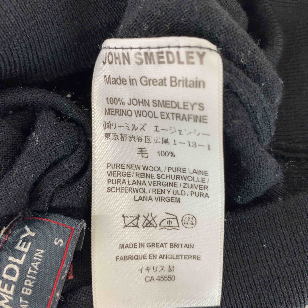 JOHN SMEDLEY(ジョンスメドレー)のJOHN SMEDLEY ジョンスメドレー レディース ニット タートルネック ブラック ウール レディースのトップス(ニット/セーター)の商品写真