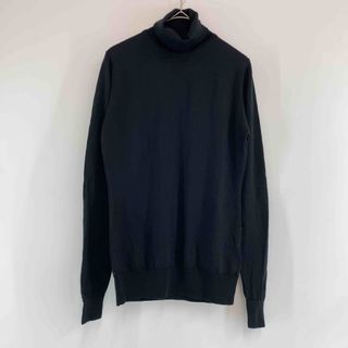 JOHN SMEDLEY ジョンスメドレー レディース ニット タートルネック ブラック ウール