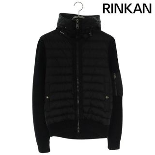 モンクレール(MONCLER)のモンクレール  CARDIGAN TRICOT ニット切替ナイロンフーデッドジップアップブルゾン メンズ S(ブルゾン)