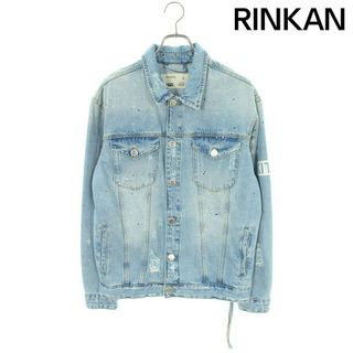 キス(KITH)のキス  Laight Denim Jacket ダメージリペアペンキデニムジャケット メンズ M(Gジャン/デニムジャケット)