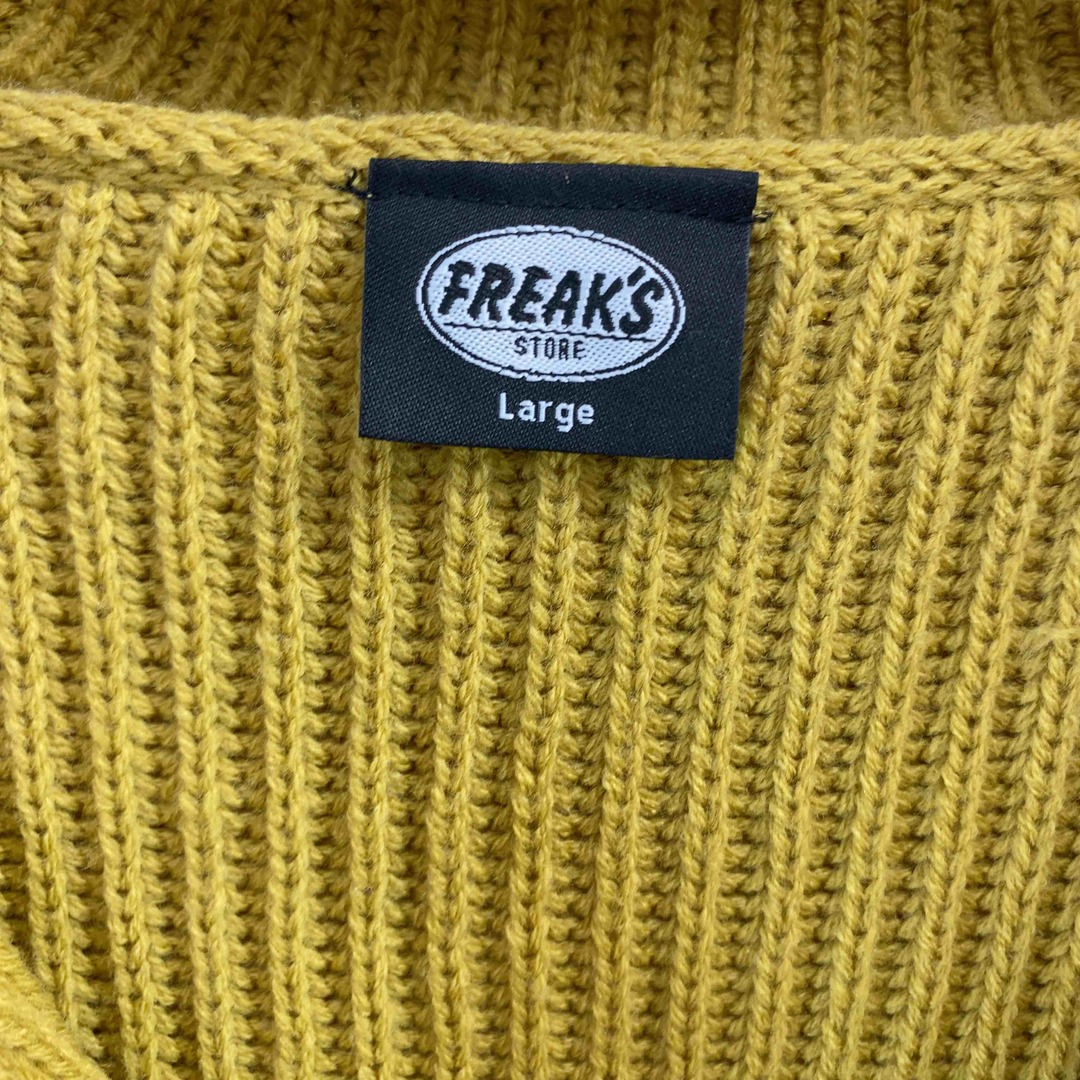 FREAK'S STORE(フリークスストア)のFREAK’S STORE フリークスストア レディース ニット/セーター マスタード色 レディースのトップス(ニット/セーター)の商品写真