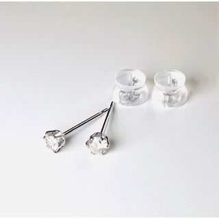 Pt900ダイヤモンドスタッドピアス 0.2ct HC ハート&キューピッド(ピアス)