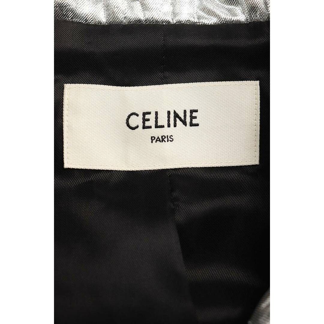 celine(セリーヌ)のセリーヌバイエディスリマン  19SS  2V228068D クロコダイルパターンラメテディブルゾン メンズ 46 メンズのジャケット/アウター(ブルゾン)の商品写真