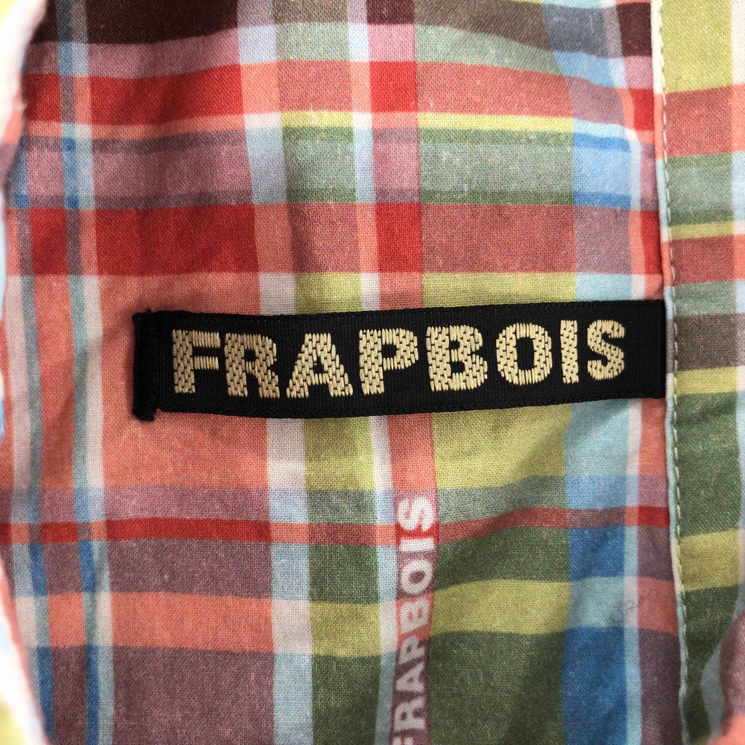 FRAPBOIS(フラボア)のFRAPBOIS フラボア メンズ 半袖シャツ カラフルチェック TK メンズのトップス(Tシャツ/カットソー(半袖/袖なし))の商品写真