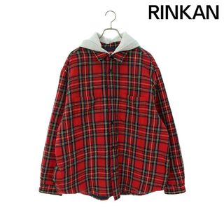 シュプリーム(Supreme)のシュプリーム  23AW  Tartan Flannel Hooded Shirt フード付きタータンチェック長袖シャツ メンズ XL(シャツ)