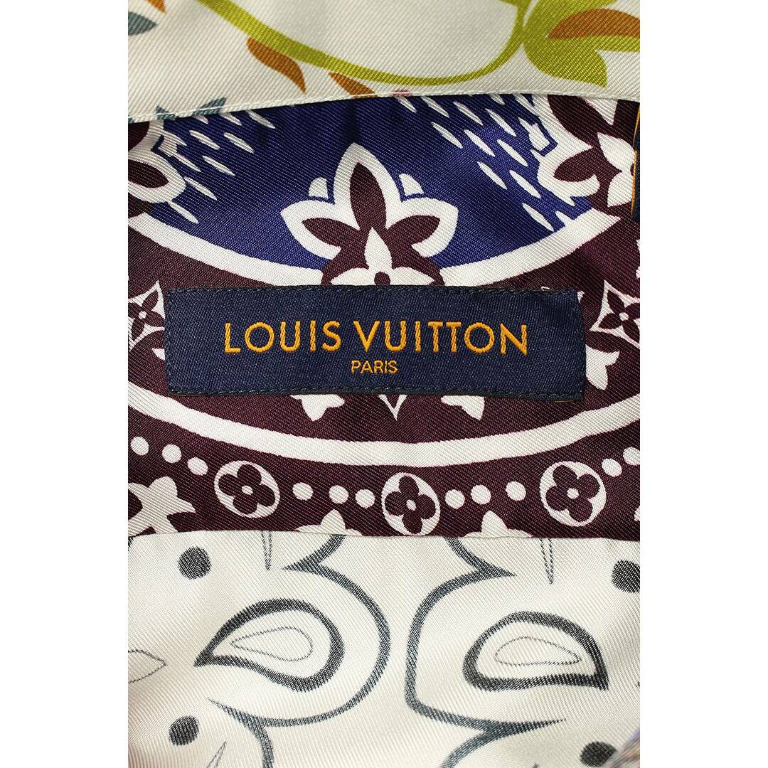 LOUIS VUITTON(ルイヴィトン)のルイヴィトン  22SS  RM222 RB8 HNS72W モノグラム総柄シルク長袖シャツ メンズ L メンズのトップス(シャツ)の商品写真