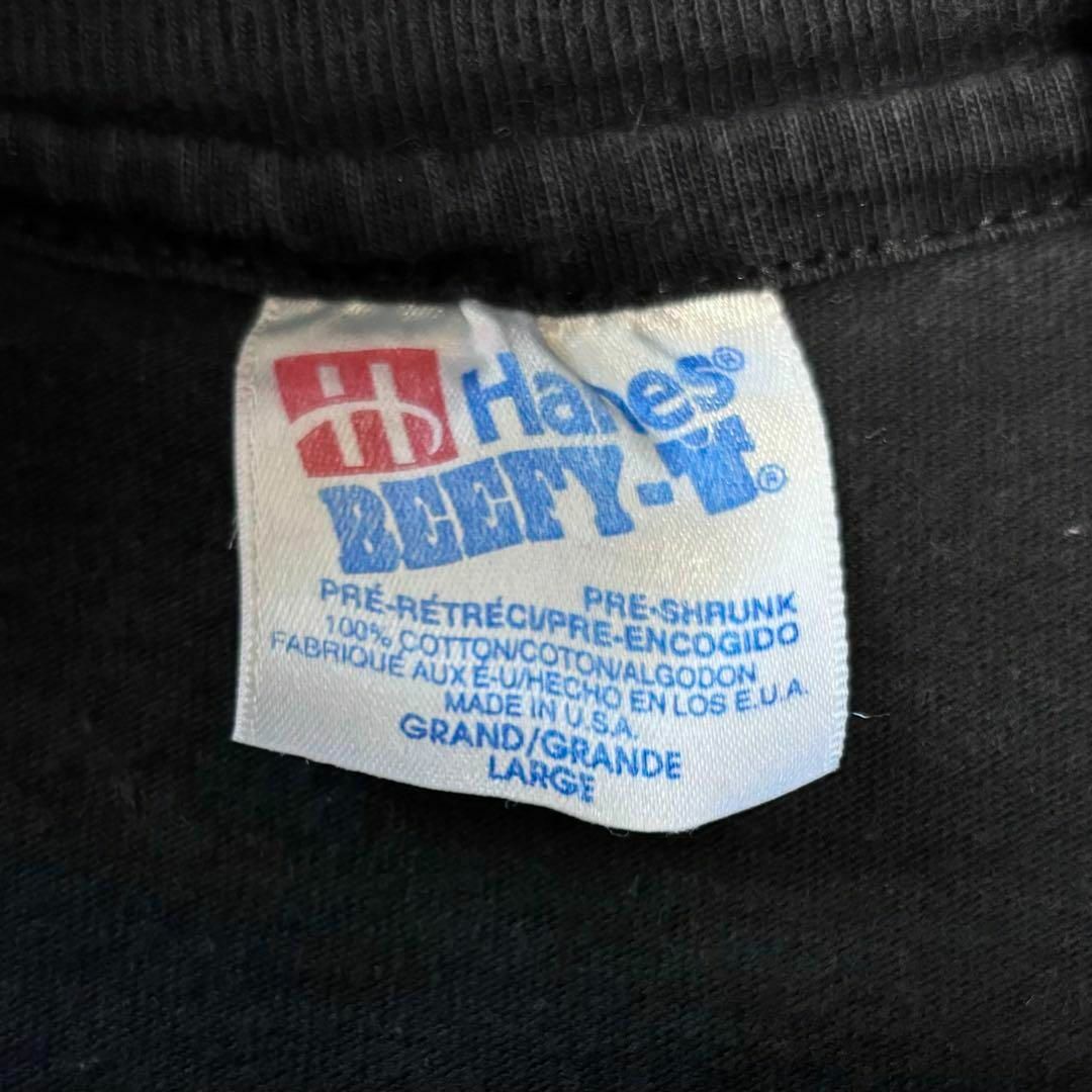 Hanes(ヘインズ)の90s USA製古着　ヴィンテージ　ヘインズ　ビーフィ　Tシャツ　十字架　ハート メンズのトップス(Tシャツ/カットソー(半袖/袖なし))の商品写真