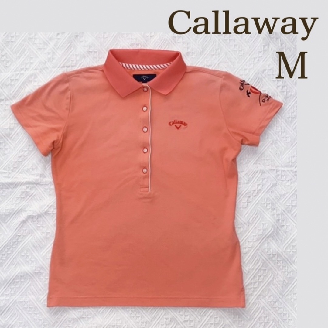 Callaway(キャロウェイ)のCallaway ロゴ刺繍ポロシャツ ゴルフウェア スポーツ/アウトドアのゴルフ(ウエア)の商品写真
