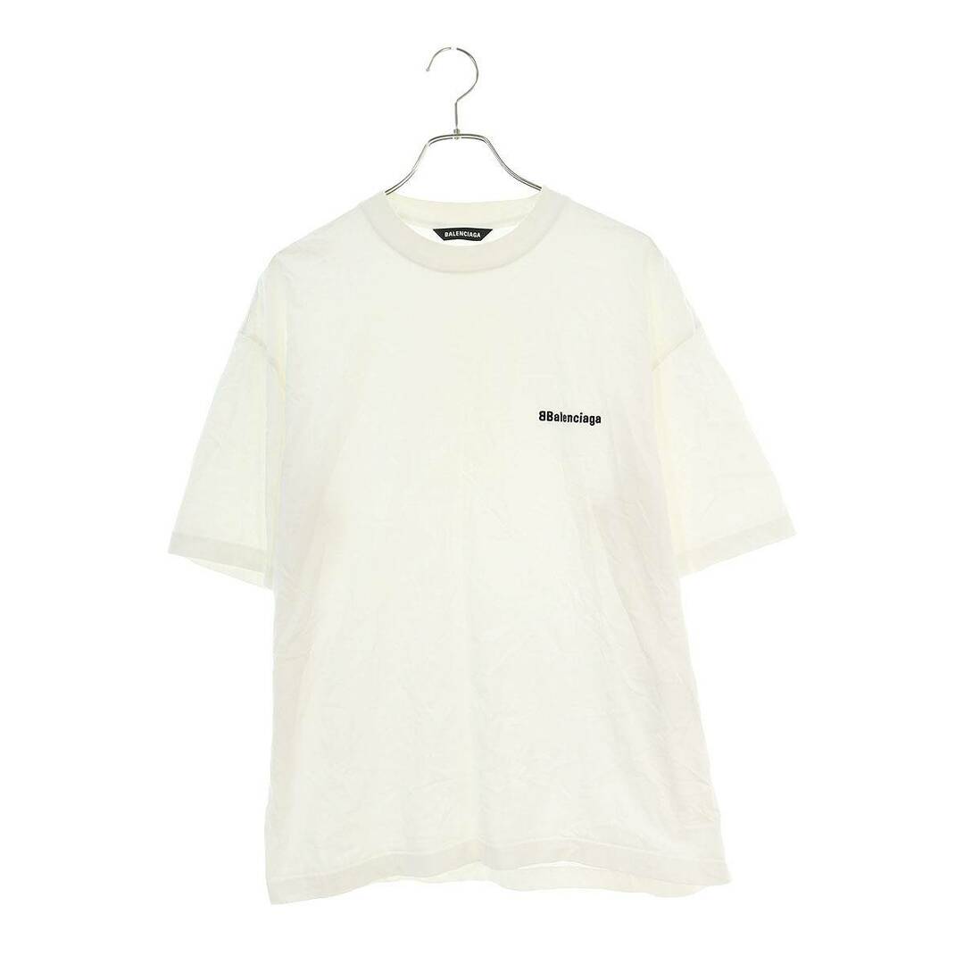 バレンシアガ 612966 TJV87 ロゴ刺繍Tシャツ メンズ XS バレンシアガ 612966 TJV87 ロゴ刺繍Tシャツ メンズ XS